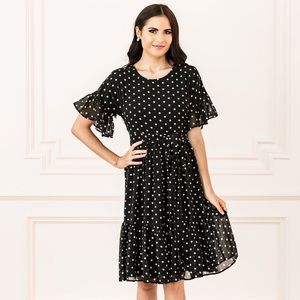 Rachel Parcell poka dot midi dress